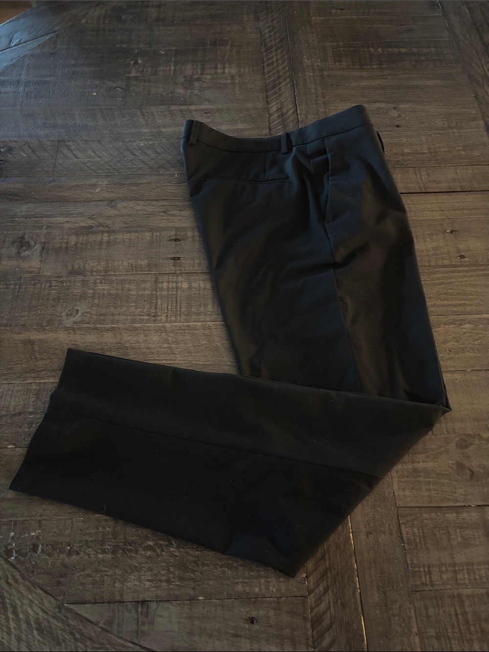 BLACK JM HAGGAR FLAT FRONT PANTS 34x32 EUC BUNDLE2SAVE
